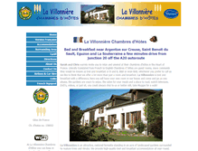 Tablet Screenshot of lavillonniere.net